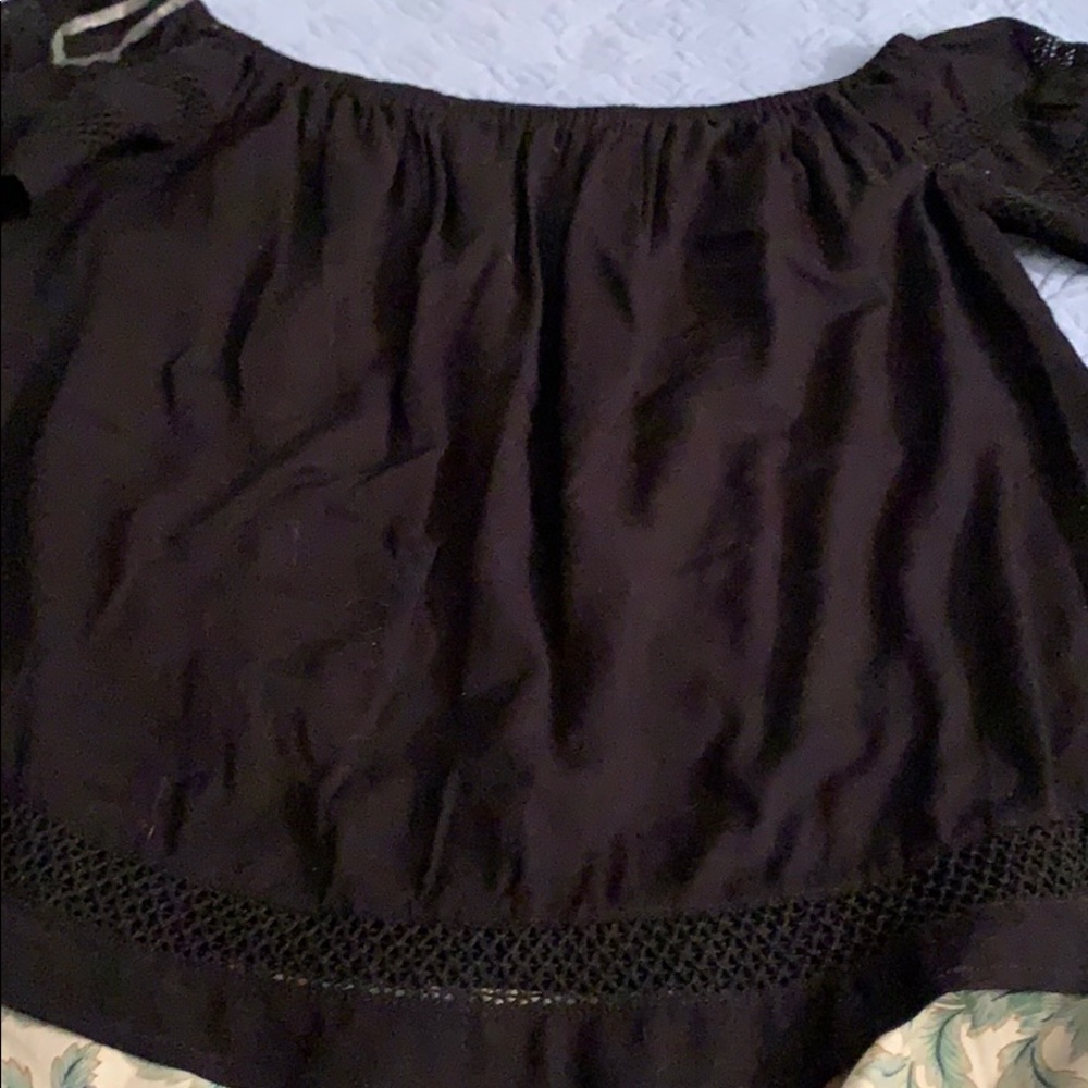 Black cute blouse